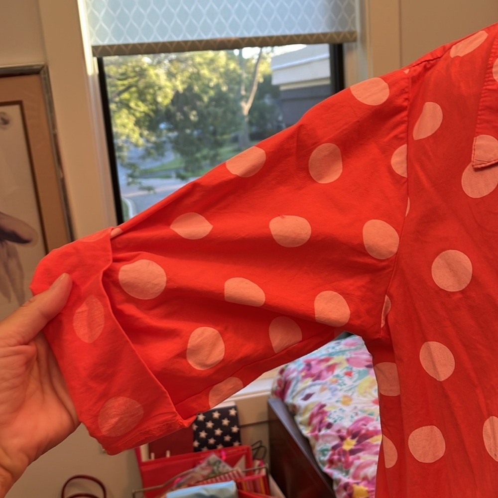 Adorable Pink with Light Pink Polka Dots Maxi Dress - Picture 2 of 6